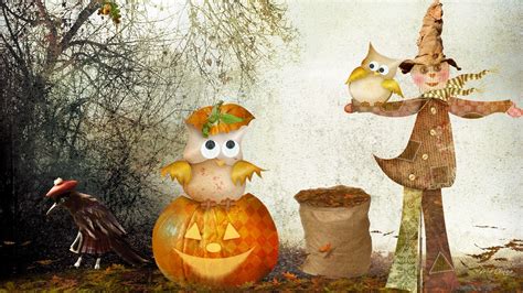 Scarecrows And Pumpkins Wallpaper 58 Images