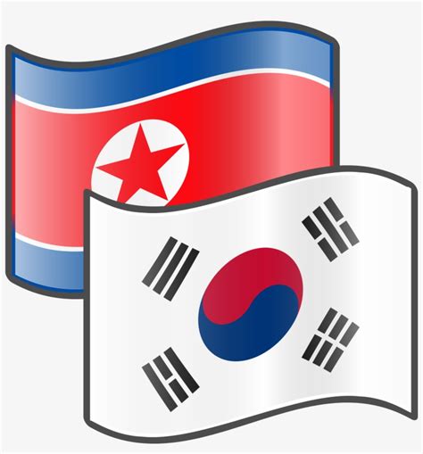 Nuvola North And South Korean Flags Flags Of North And South Korea