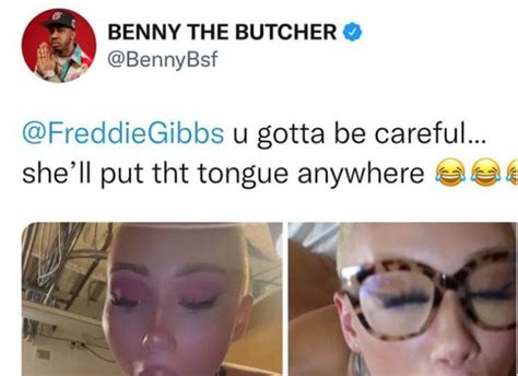 benny butcher posts photo of freddie gibbs girlfriend topping guy off hip hop lately