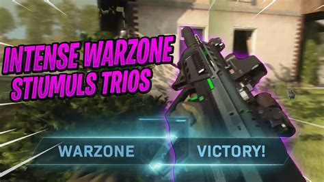 Call Of Duty Modern Warfare Warzone Victory Intense Stimulus Trios