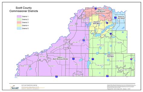 Commissioner Districts | Scott County, MN