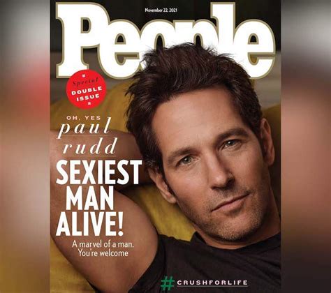 Dlisted People Magazine Finally Names Paul Rudd As The 2021 Sexiest Man Alive