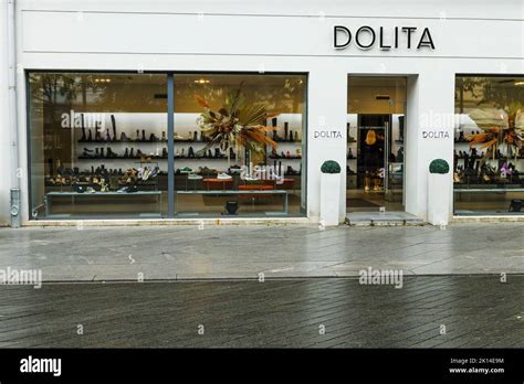 The Window Of Modern Shoe Stores Dolita Kaunas Lithuania 7 September