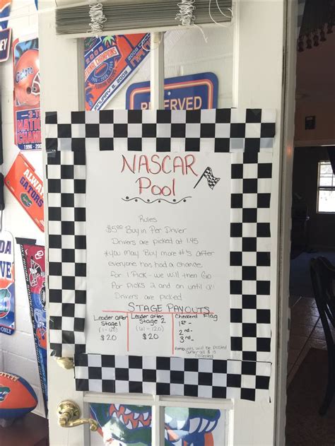 Daytona 500 Decor And Nascar Pool Nascar Nascar Party Daytona 500