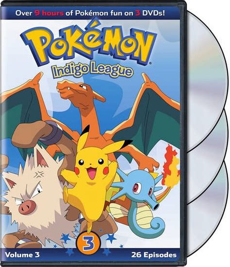 Pokemon Season 1 Indigo League Set 3 Dvd