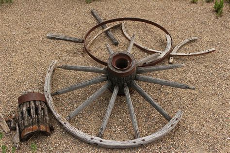 Broken Wagon Wheel Free Stock Photo Public Domain Pictures