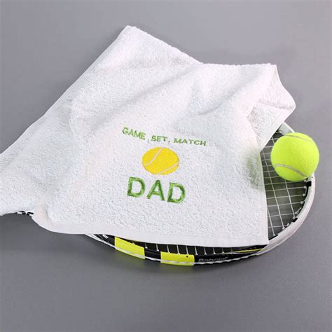 Personalised Tennis Towel By Duncan Stewart