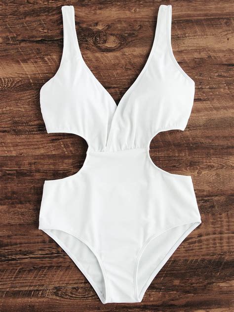 Side Cutout One Piece Swimsuit Trendy Swimsuits Beach Outfit Women