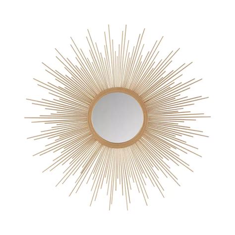 295 X 295 Fiore Sunburst Decorative Wall Mirror Gold Target