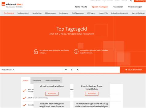 W&w ag, which until now has held 100% of the shares of wüstenrot bank, had explored future options for the institution over the course of 2017, without any preconceived notions as to the outcome, in order to open up greater growth opportunities for it. Wüstenrot Bank Tagesgeld » Testbericht und Erfahrungen 2021