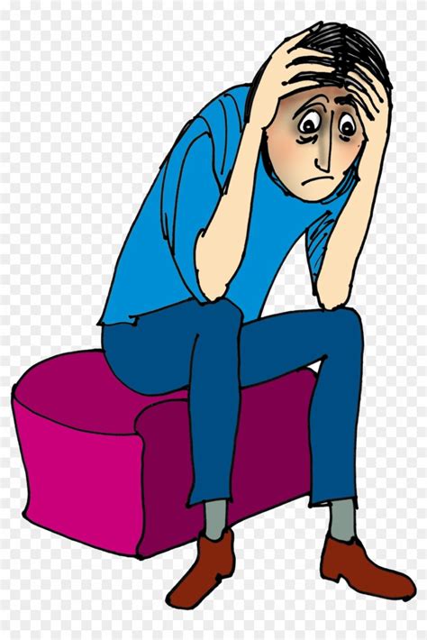 Depressed Man Cartoon Hd Png Download 1662x25246414537 Pngfind