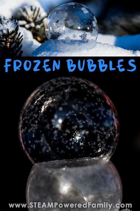 The Secret To Creating The Perfect Frozen Bubble Bubbles Frozen