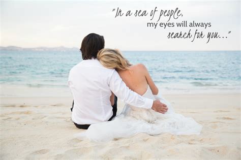 The perfect quote might just be the thing you need to dive in on your vows. Elena Damy - Monday Muse: In a Sea of People... - Elena Damy