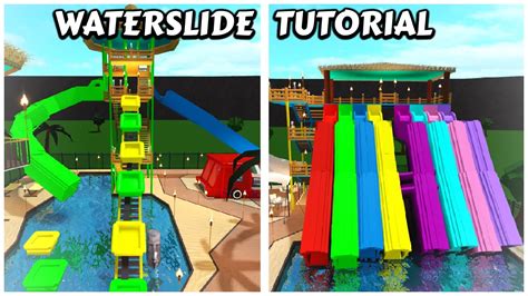 Bloxburg Waterslide Tutorial Youtube