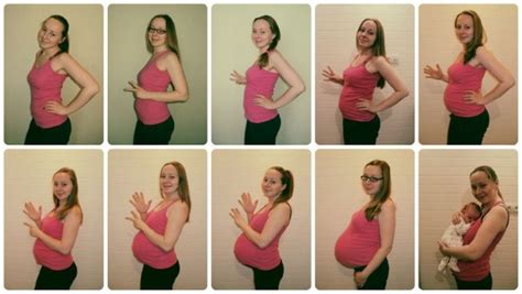 Беременность по месяцам Фото живота двойня худеньких и полных девушек размеры и особенности