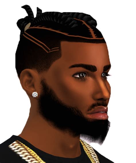 Xxblacksims Braided Man Bun Sims 4 Hair Male Sims Hair Braided Man Bun