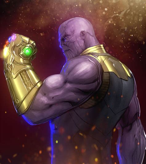 Artstation Thanos Glove Ruben Orellana Marvel Villains Marvel