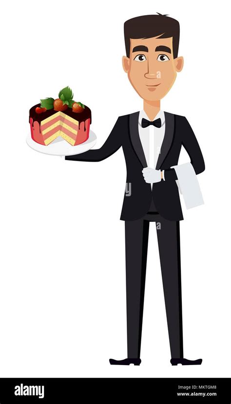 Waiter Cartoon Hi Res Stock Photography And Images Alamy