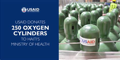 Usaid Donates 250 Life Saving Oxygen Cylinders To Haiti’s Ministry Of Health U S Embassy In Haiti