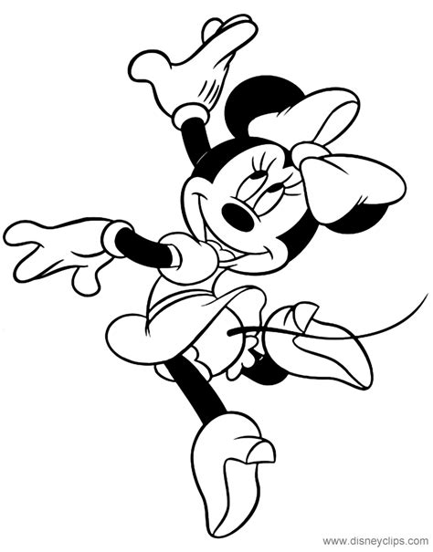 Minnie Mouse Coloring Pages 2 Disney Coloring Book