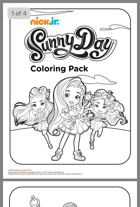Sunny Day Nickelodeon Coloring Pages Lautigamu