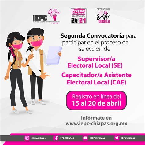 Invita Iepc A Participar En La Segunda Convocatoria De Supervisores