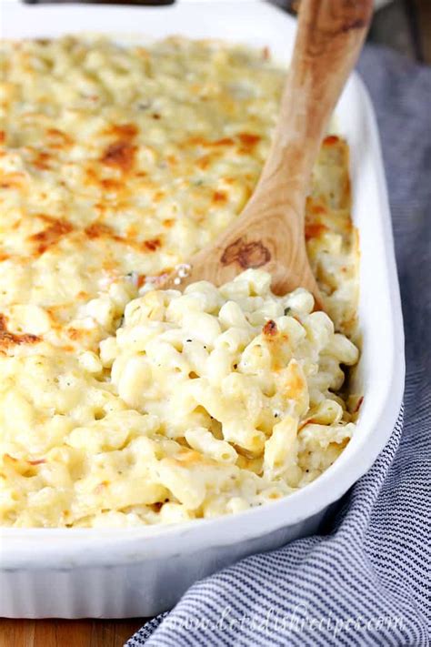 Smoky White Cheddar Mac And Cheese Lets Dish Recipes