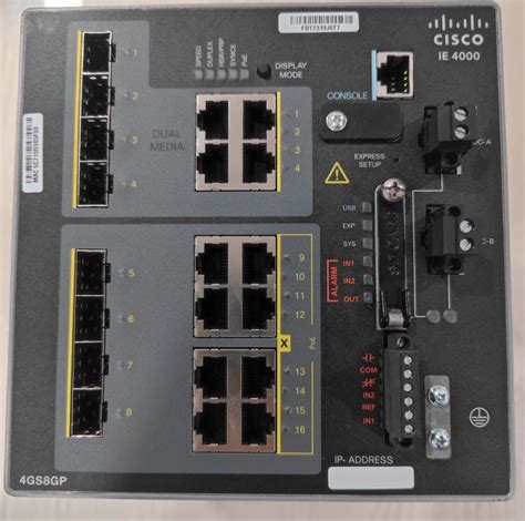 Cisco Ie 4000 4gs8gp4g E V02 Industrial Ethernet 4000 Switch Enterprise