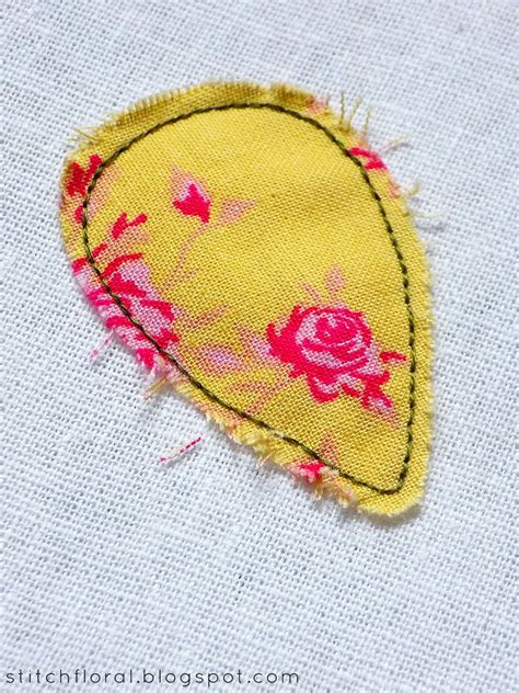 Fabric Appliqué 4 Methods You Should Know Stitch Floral Embroidery