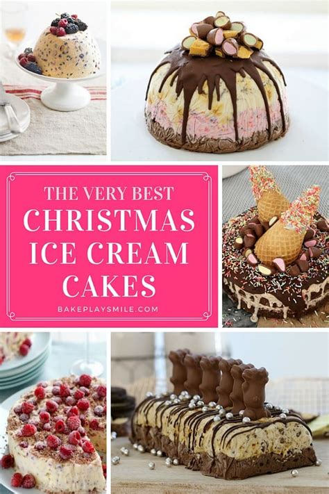 Your friends and whānau will be truly impressed with these show stopping desserts that not only taste divine, they look great and will add a touch of charm to the table. The Very BEST Christmas Ice Cream Cakes - Bake Play Smile