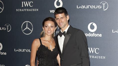 Novak djokovic and jelena ristic. World Champ Novak Djokovic takes his vows