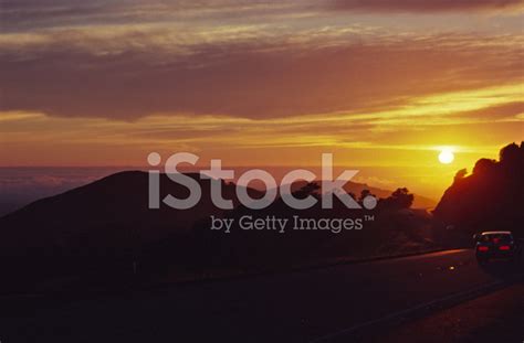 Sunset In California Stock Photo Royalty Free Freeimages