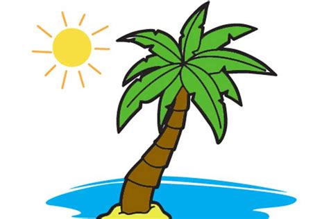How To Draw A Palm Tree Step By Step Simply And Easily