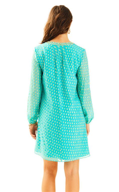Lilly Pulitzer Colby Silk Tunic Dress In Blue Lyst