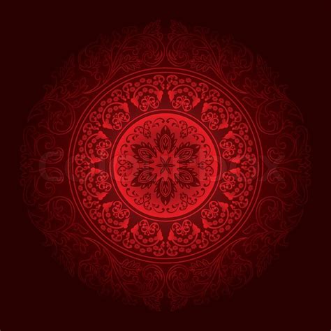178,000+ vectors, stock photos & psd files. Red vintage floral background. Vector illustration | Stock ...