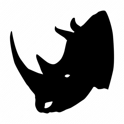 Africa Animal Rhino Rhinoceros Zoo Icon Download On Iconfinder