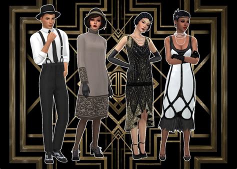 Decades Lookbook 1920s Part 2 Sims 4 Mods Clothes Sims 4 Clothing
