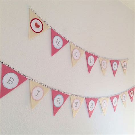 Diy mit vorlage zum download | printables / spielkarten und brettspiele selber basteln. Vorlage Wimpelkette Happy Birthday Ausdrucken / as-art-up ...
