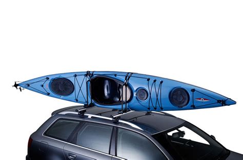For safety purposes, kayak cannot be longer than 10 feet or exceed 75 pounds, maximum combined weight of kayak must not to exceed 150. Thule Kayak Roof Rack 520-1 | Manchester Canoes