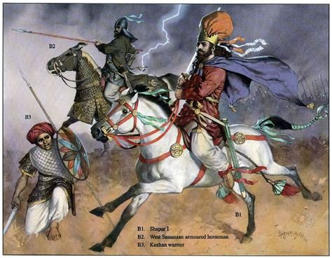 Persian Sassanian Armies Sassanid Ancient Persia Persian