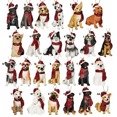 Black friday deals on pug gifts for pug lovers and pug owners. Design Toscano 25 Piece Holiday Dog Complete Ornament Set ...