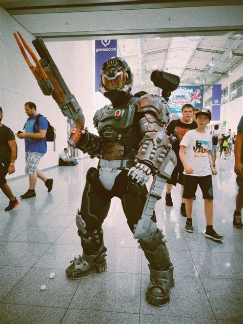 Was At Gamescom This Weekend With My Doomslayer Cosplay And Got To Play