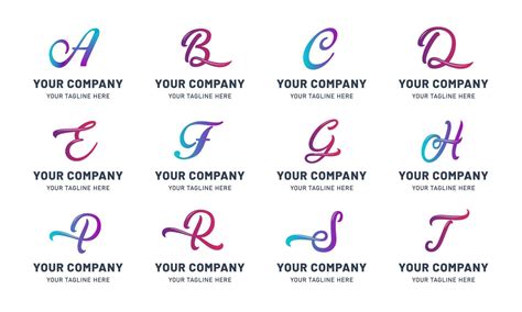 Collection Of Letter Logo Templates 2292668 Vector Art At Vecteezy