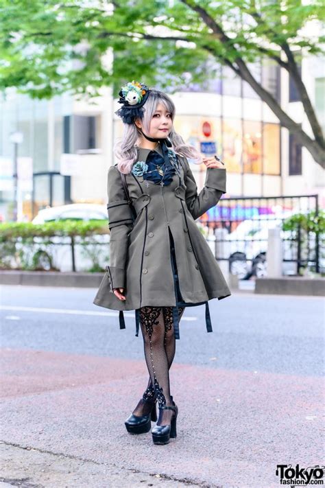 Japanese Gothic Lolita Street Fashion W Edera Peta Peta Fish