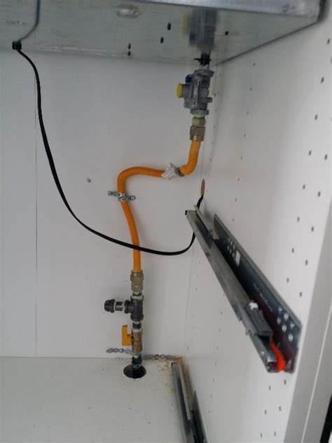 A recommended connection is shown. Gas Lines Installation for Stove, BBQ, Dryer etc...24/7 ...