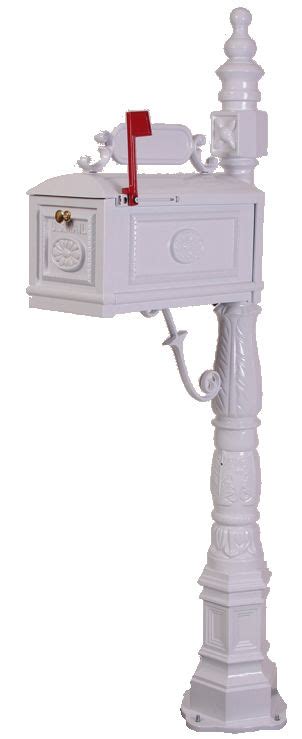 Maybe you would like to learn more about one of these? Decorative Cast Aluminum Mailbox - White | Classic mailbox ...