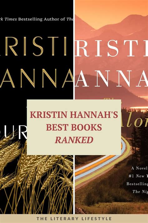Kristin Hannah Books In Order Printable