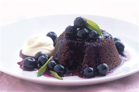 Frozen berries are fine to use as long as you make sure they're completely. chocolate blueberry dessert