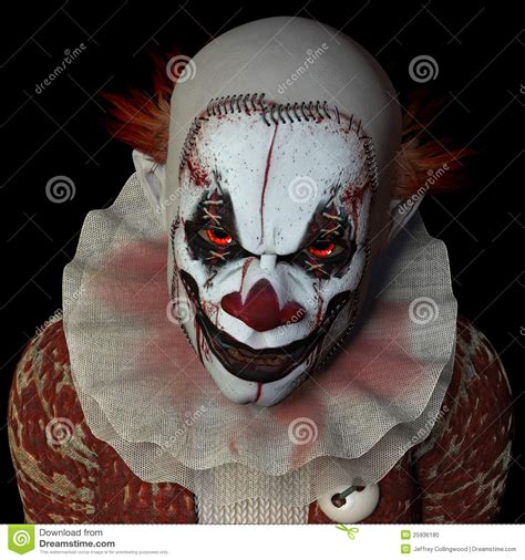 Scary Clown 1 Stock Photo Image 25936180