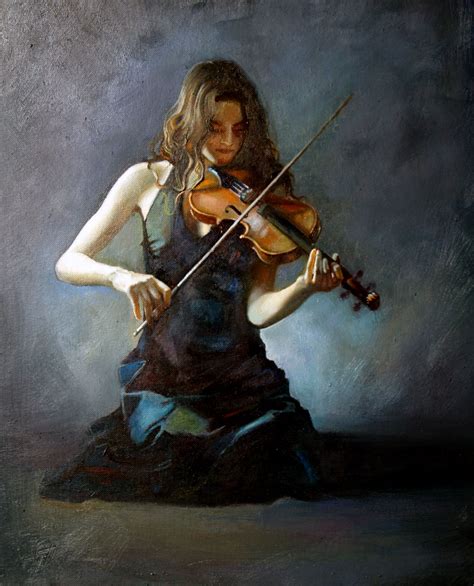 Andrei Yakovlev Violin Art Music Painting Musical Art